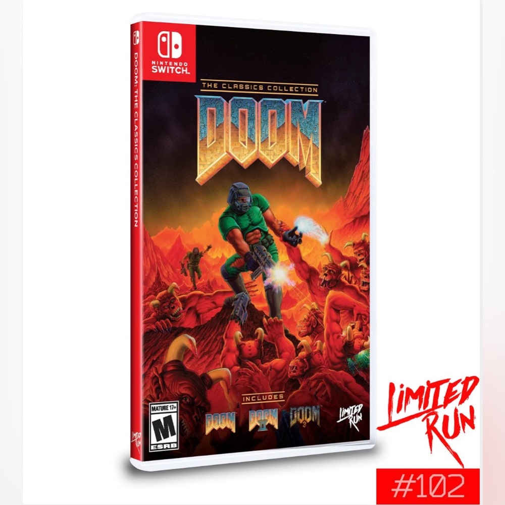 DOOM: The Classics Collection Nintendo Switch Limited Run Cart Only